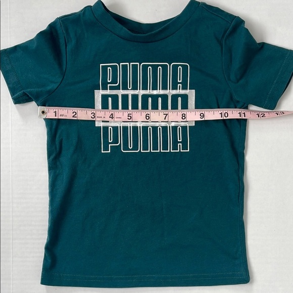 Puma Green and Black Set with Logo and Pant Stripe 2T - Picture 9 of 11